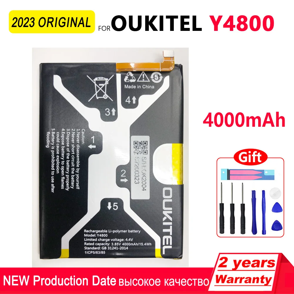 

100% New Original 4000mAh OUKITEL Y4800 Replacement Battery For OUKITEL Y4800 Mobile Phone Hihg Quality Battery+Tracking Number