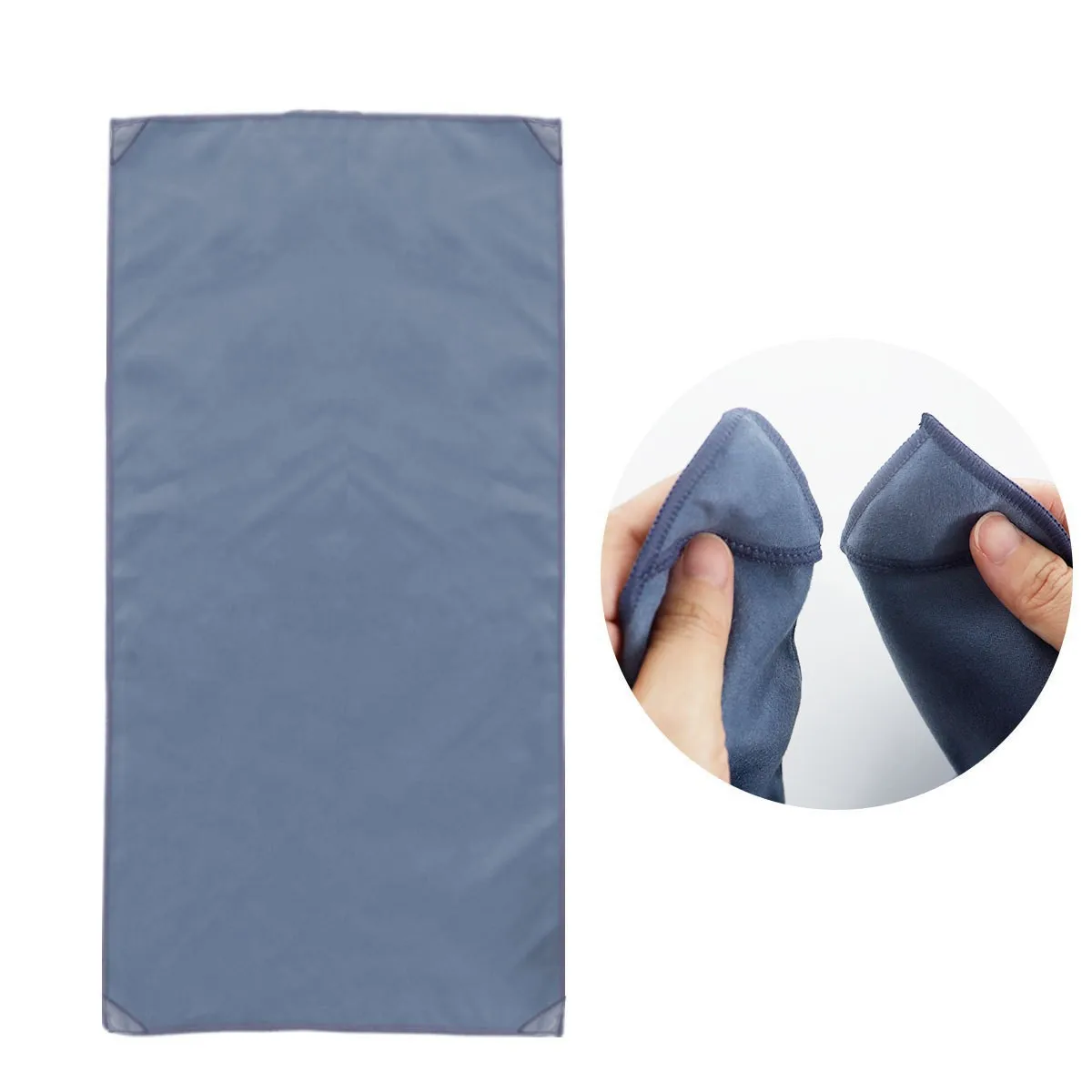 Magnetic Quick-Dry Microfiber Towel for Beach, Yoga, and Fitness