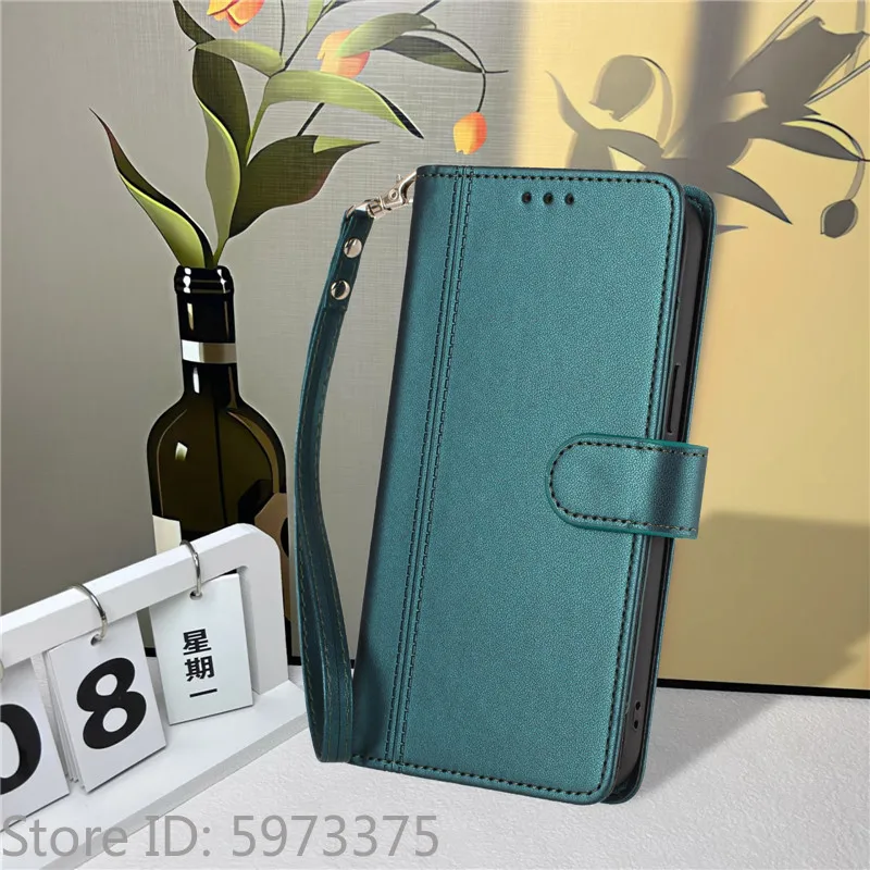 Multi-Functional Leather Wallet Flip Phone Case with Protective Cover