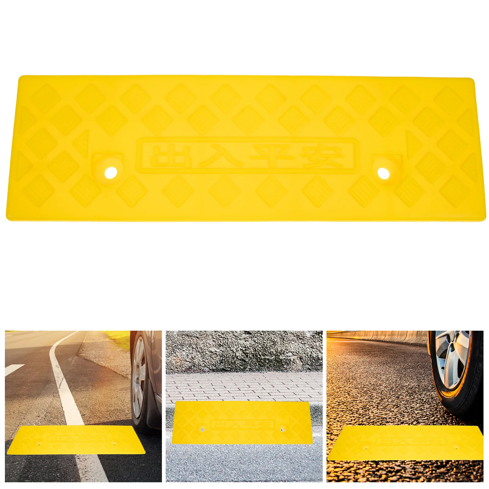 Step Mat Slope Ramp Truck Curb Garage Gomma Heavy Duty Car Automatic Motorcycle Rampas