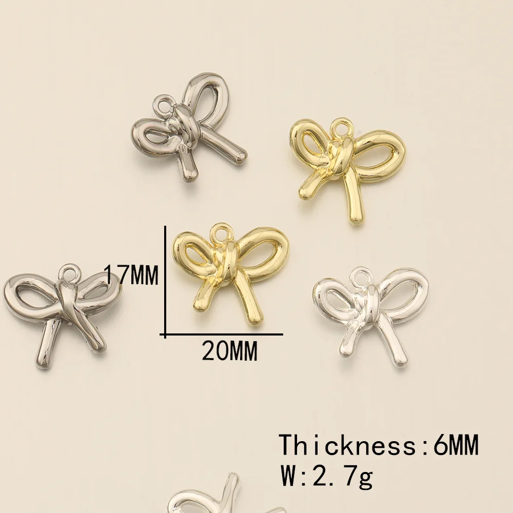 Cordial Design 100Pcs 17*20MM Bracelets Accessories/Hand Made/Zinc Alloy/Bowknot Shape/Jewelry Findings & Components/DIY Charms 7 Cordial Design 100Pcs 17*20MM Bracelets Accessories/Hand Made/Zinc Alloy/Bowknot Shape/Jewelry Findings & Components/DIY Charms - cordial