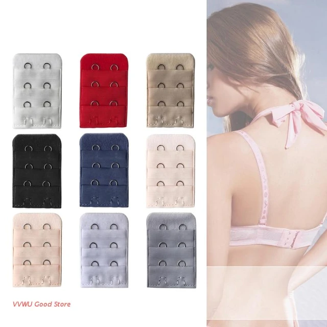 2 Hook Bra Extender for Women Elastic Bralette Extension Strap Clip Expander  Adjustable Belt Buckle Intimates