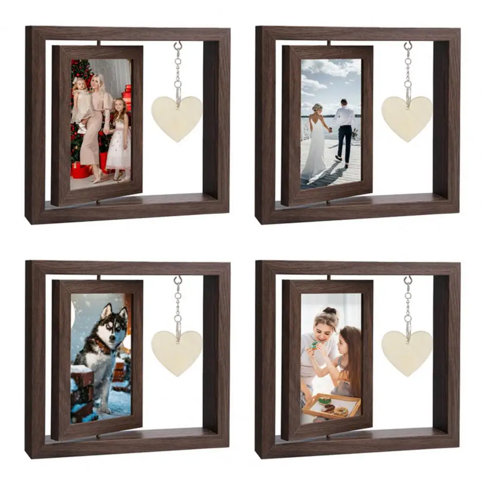 Cornice portafoto in legno con incisione personalizzata
