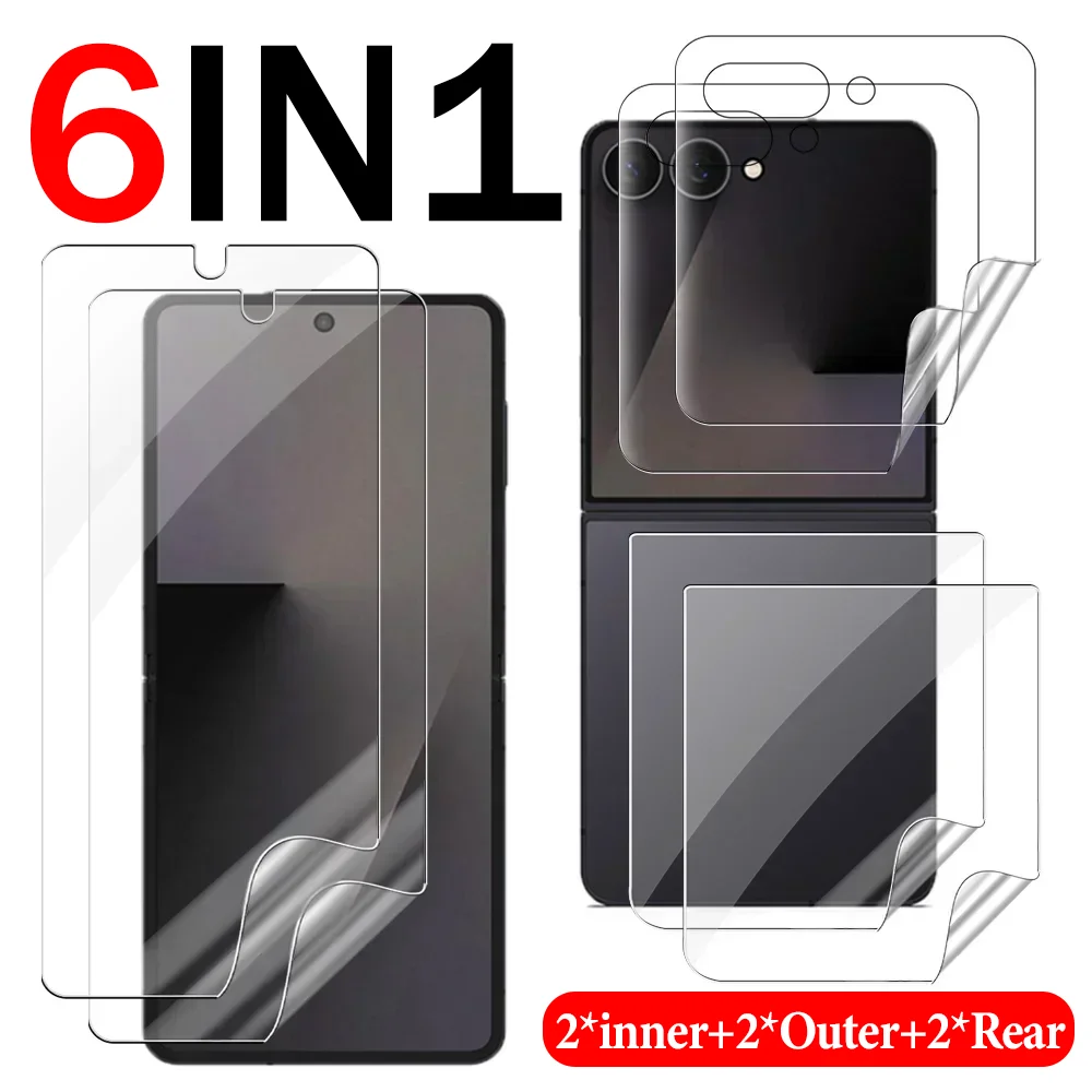 Enhanced Protective Hydrogel Film Set - 9-in-1 TPU Screen Guard