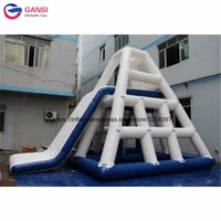 7Ml*5Mw*4Mh Giant Inflatable Slide For Adult Floating Air Water Park Equipment For Adult And Kids Inflatable Water Slide