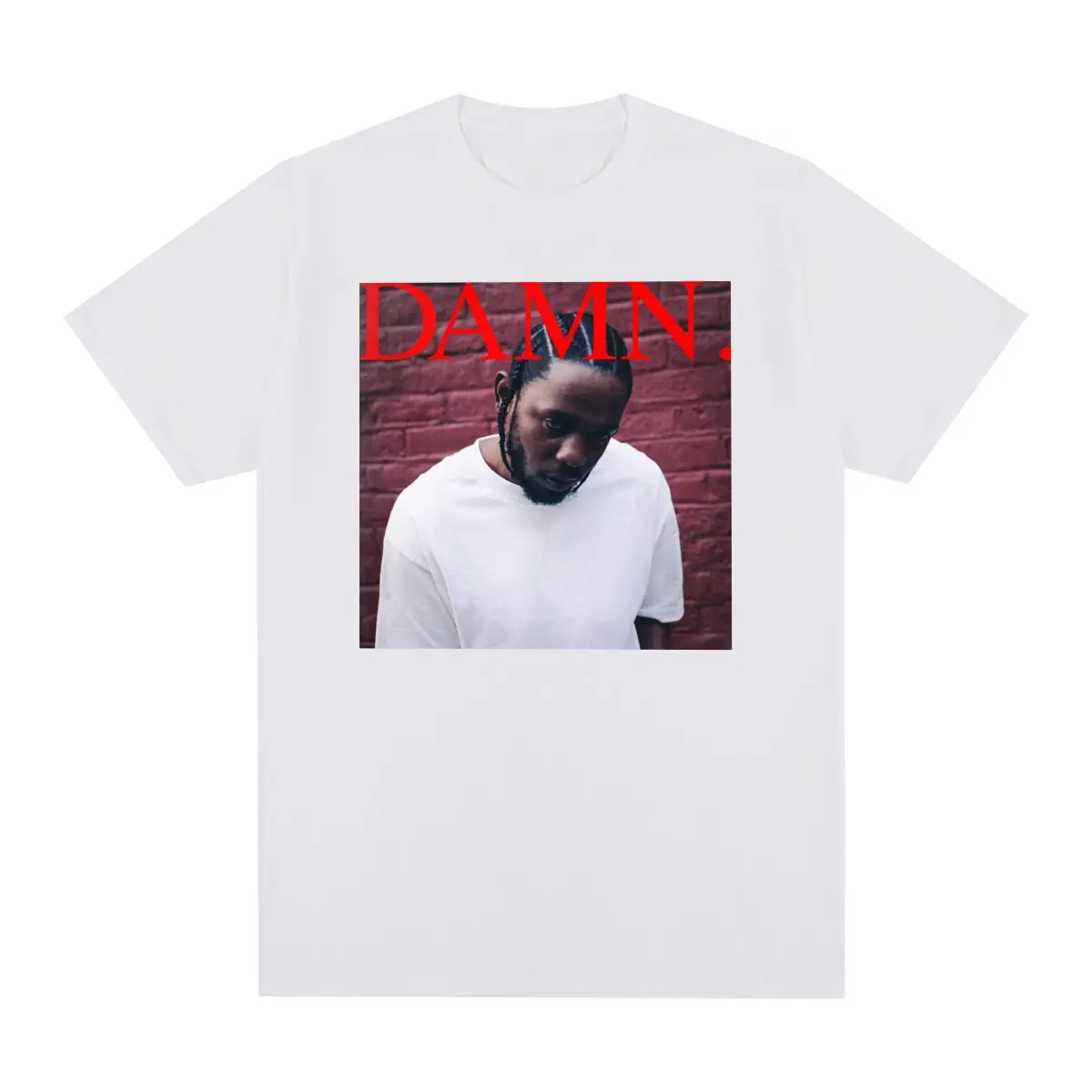 

DAMN Kendrick Rapper Hip Hop Vintage T-shirt Cotton Men T shirt New Tee Tshirt Womens Tops