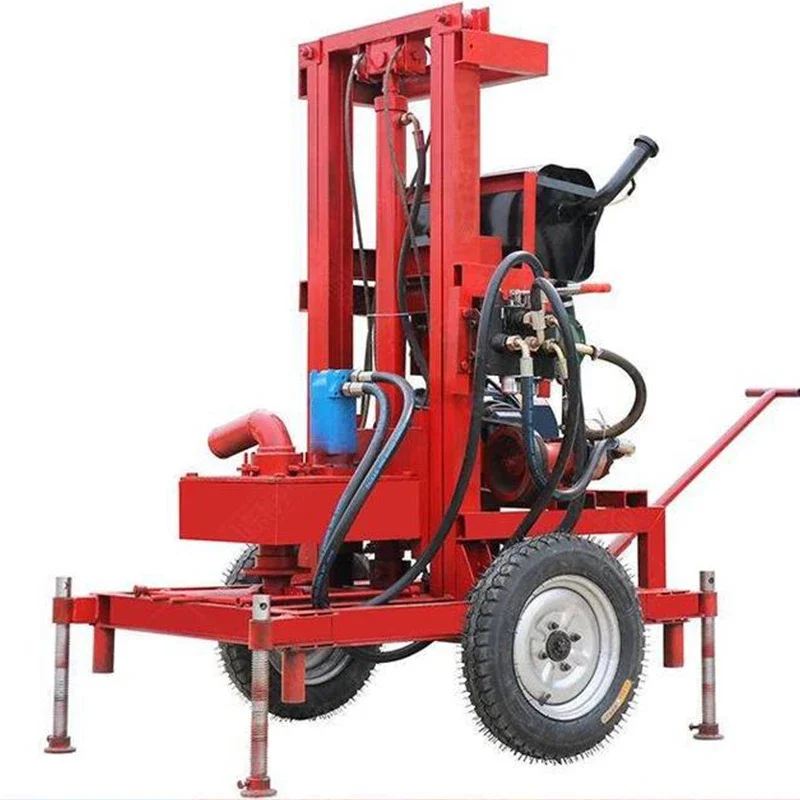 

Mini Drilling Rig Machine 300m Depth Electric Water Wells Portable Rock Drilling Rig Water Well Drilling Rock Rig