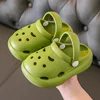 2023 Boys Girls Summer Kids Clogs Children's Hole Shoes Infant Indoor Slippers Non-Slip Beach Sandals Toddler Baby Home Shoes 6