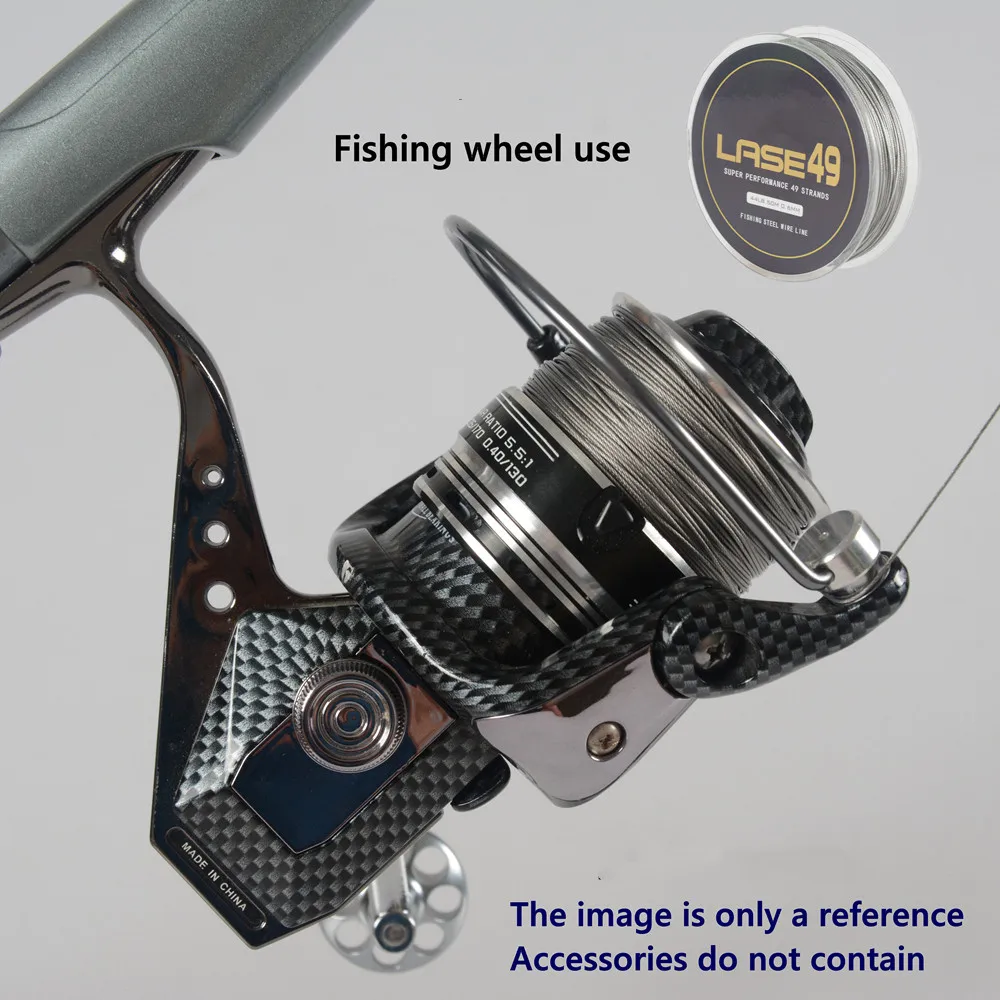Super Performance 49 Strands Fishing Steel Wire Line Super Soft Wire Lines Cover With Plastic Waterproof