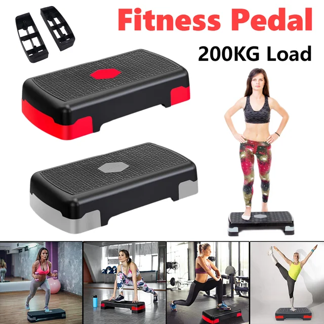 Fitness Pedal Stepper Cardio Pedal Exerciser Non-slip Stable 200KG Load-bearing Home Gym Exercise Portable Fitness Equipment 1
