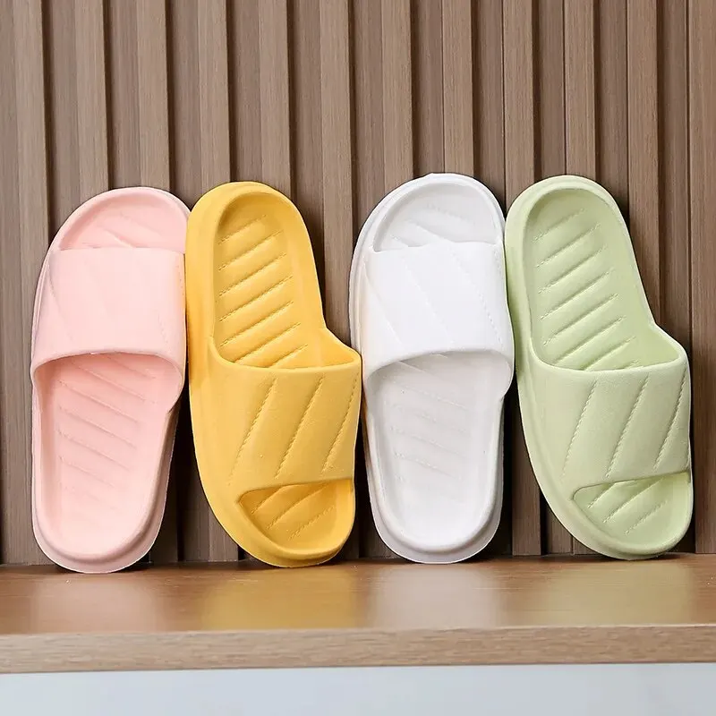 Women Slippers Sandals Lightweight Summer Indoor Non-slip EVA Soft Sole Couple Home Slides Leisure Shower Shoes