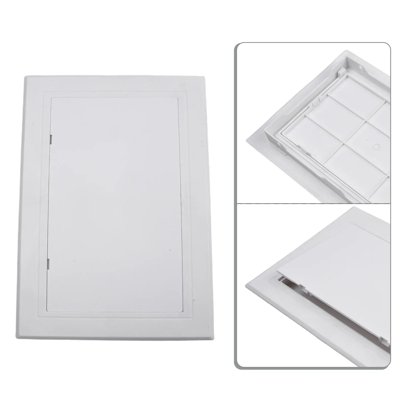 White Access Panel Inspection Hatch Plastic Revision Door Push-Type Inspection Port Home Hardware Replacement Accessories