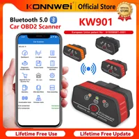 2026 KONNWEI KW901 ELM 327 Obd2 V1.5 Bluetooth 5.0 Car OBD2 Scanner Android/IOS Car Diagnostic Tool Code Reader pk Vgate ICAR2
