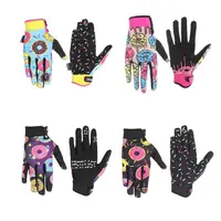 fistplast Four-color Super Donut Wheel Glitz Riding dirt bike long finger touch screen gloves 1