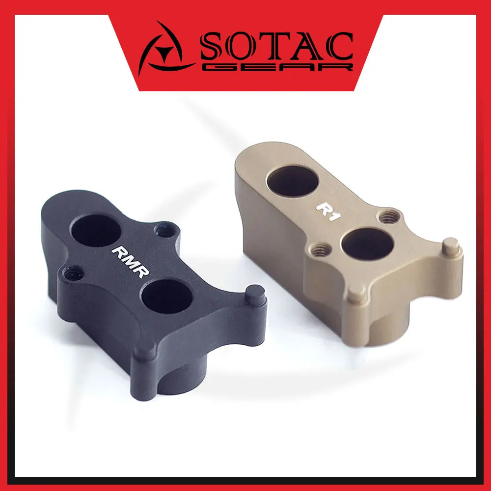 Sotac romeo1 rmr red dot sight scope mount base m lok keymod mounting