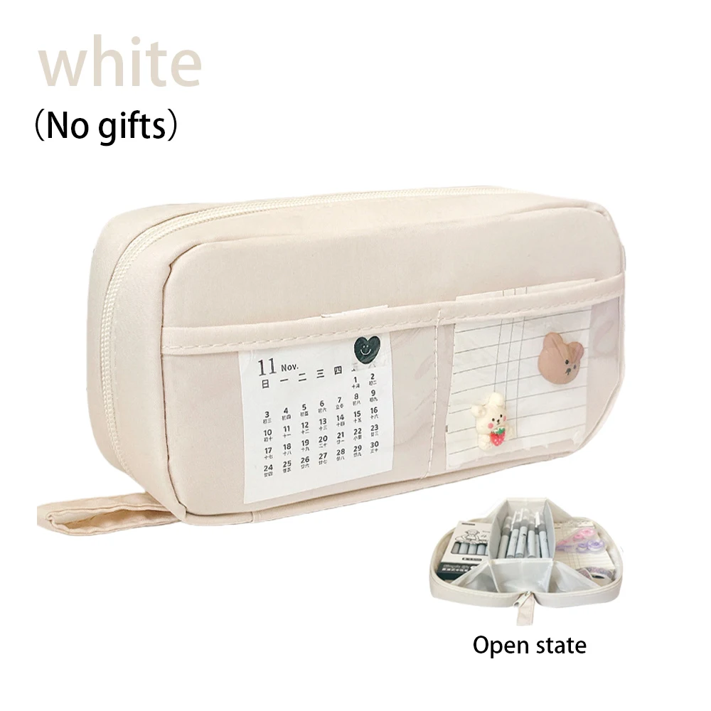 مقلمة شفافة مكونة من 5 طبقات بسعة كبيرة ولطيفة وأن...