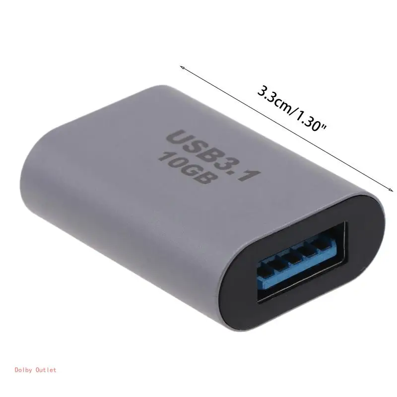 Type to USB Adapter Type Female to USB Female Adapter Data Charging Converter for Laptop