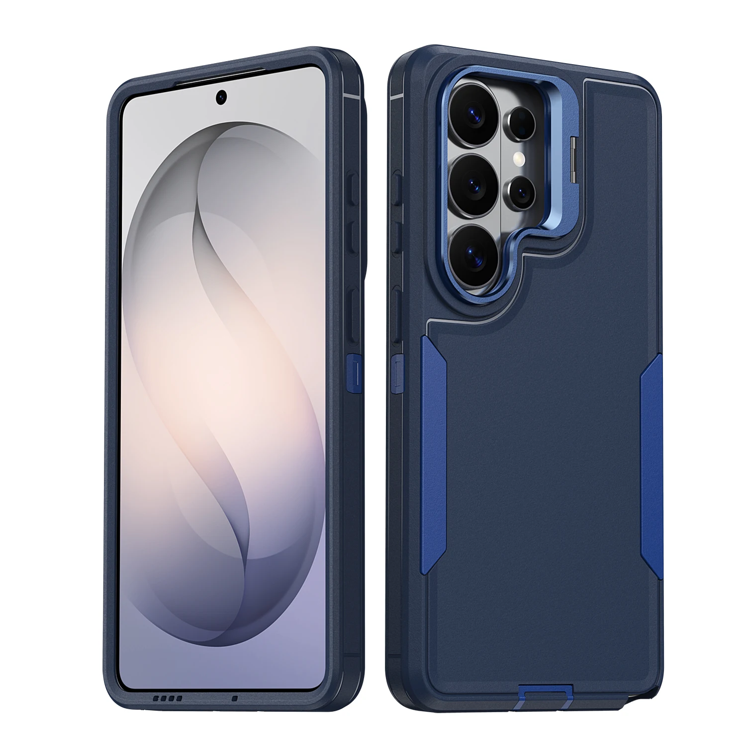 Shockproof Armor Defender Phone Case with Camera Holder and Heavy-Duty Protection