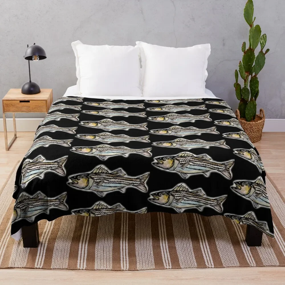 

Striper Throw Blanket Beautifuls Soft Plush Plaid Multi-Purpose Blankets