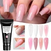 Mtssii 20ml Extension Nail Gel Set Full Manicure Kit Nude Pnk White Quick Extension Nails Building Fingertips Tools Set 4