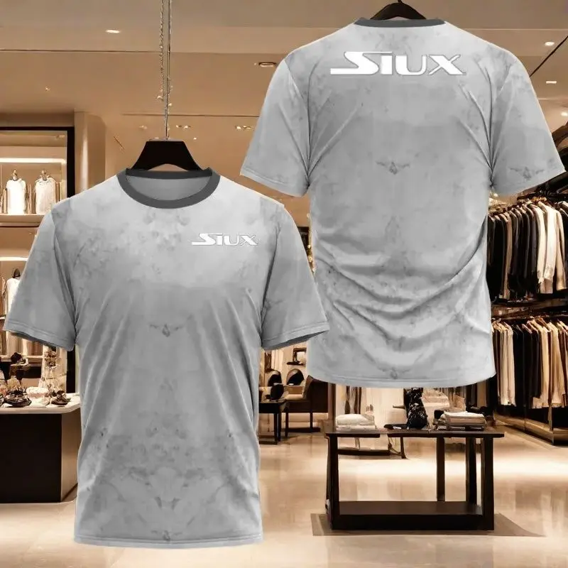 New SIUX Men's Quick Dry T-shirt Summer Sweat Running Sweatshirt Short Sleeve Breathable Badminton Tennis Volleyball Sports Tops