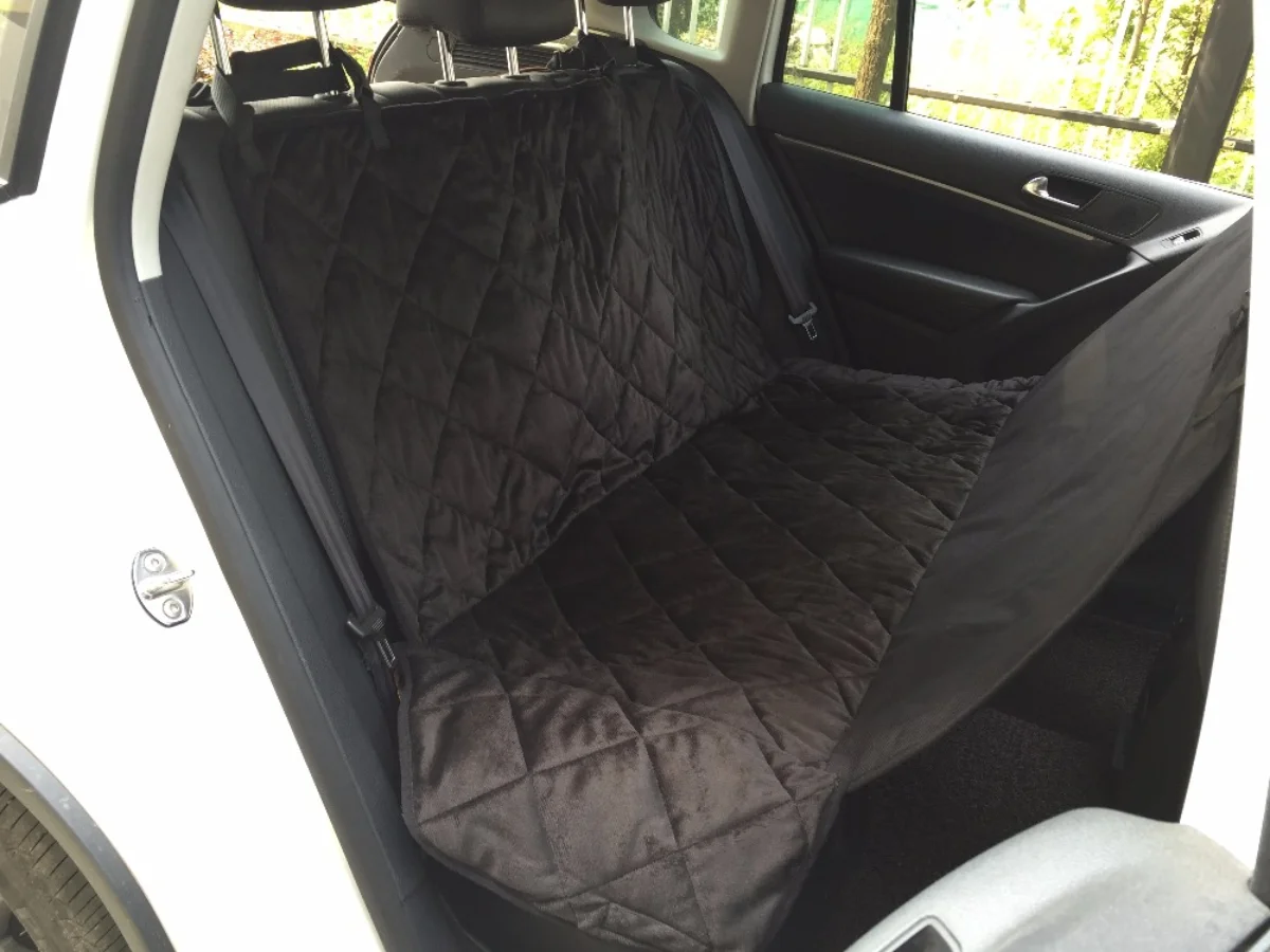 Car Boot Pet Seat Covers Waterproof Short Plush Quilted Fabric Car Interior Travel Accessories Seat Covers Mat for Pets Dogs car seat cover,dog seat cover