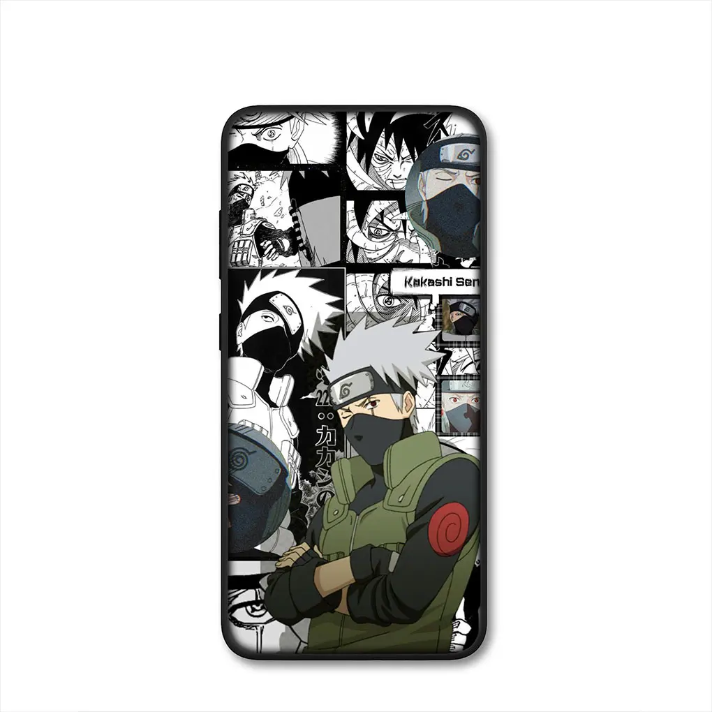 Sleek Anime-Inspired Phone Cover featuring Uchiha Sasuke and Kakashi