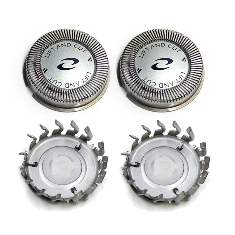 

4Pcs Replacement Shaver Head Blade Cutters for Philips Norelco HQ3 HQ30/HQ32/HQ36/HQ300, Silver