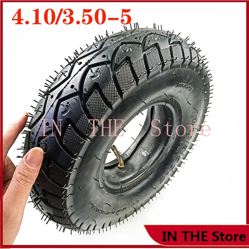 Thickened 4.10/3.50-5 Tires Inner Tube for 47/49CC Motorcycle Scooter Mini Quad Dirt Pit Bike ATV Go-Kart Chunky Tyre Parts