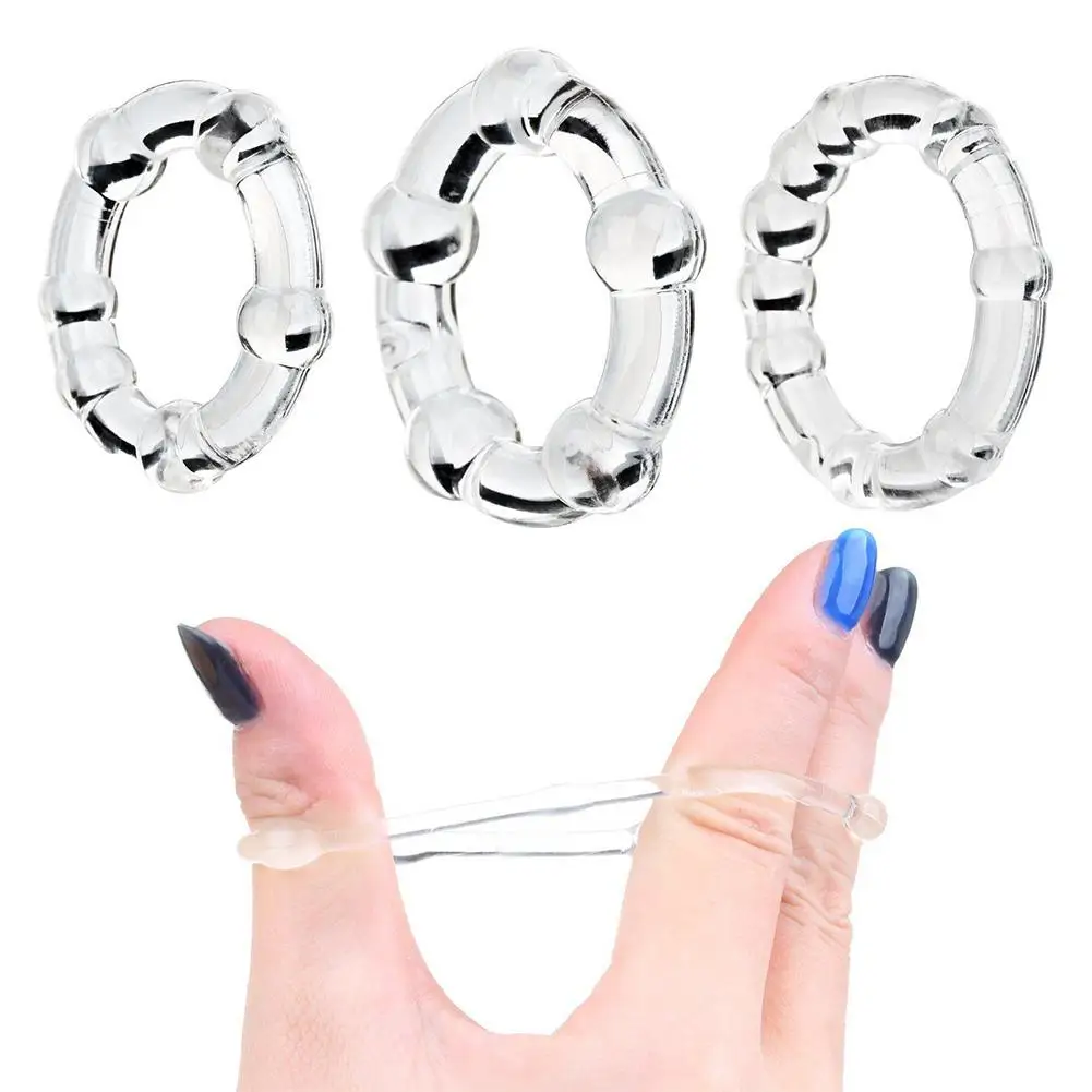 Penis Ring Cock Ring Semen Penis Rings Silicone Male Foreskin Corrector Resistance Ring Delay Ejaculation Sex Toys For Men