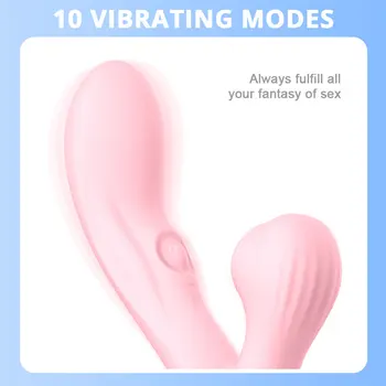 Vibrator 3 in 1 Sex Toys for Womans Heating Vibrators Women Sex Machine Dildos Female Toys Adult G-Spot Stimulator Clit Sucker 5