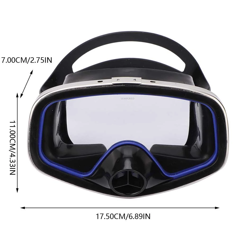 Retro Style Nose Valve Diving Mask Stainless Steel Frame Fishing And Hunting Diving Goggles Scuba Mask Snorkeling