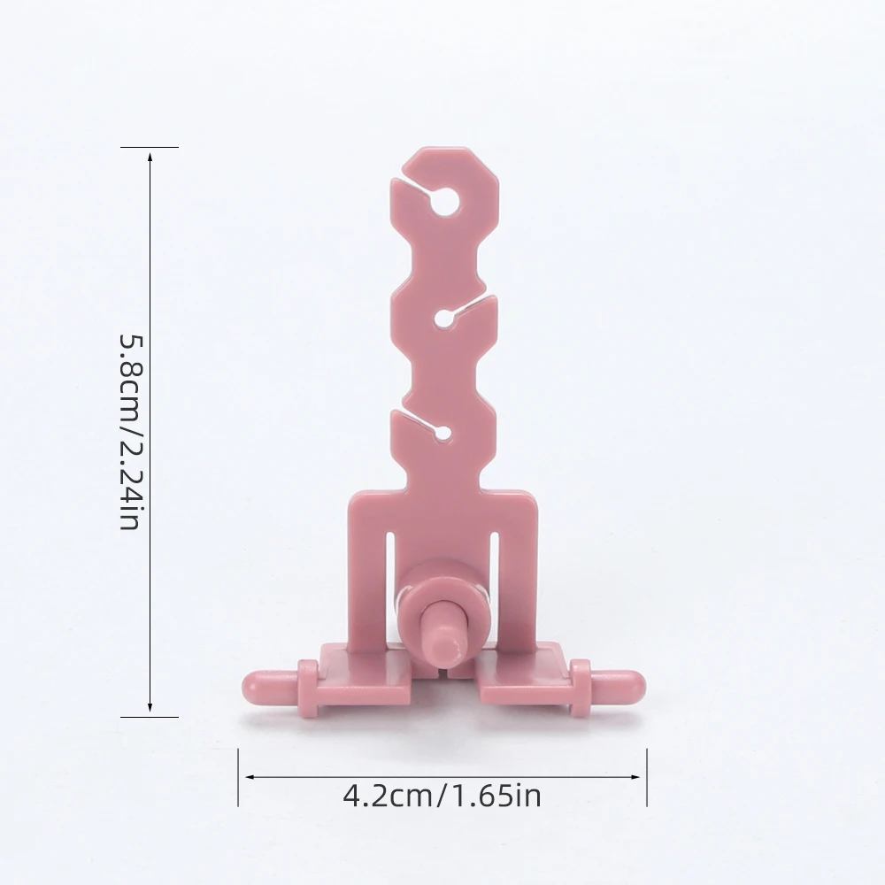 Kit Tendeurs Rose 3 Tendeurs Pour Machine à Tricoter Sentro - Compatible 22, 32, 40, 48 Pics - Rose - Acrylique Accessoires Tricot Mains Libres