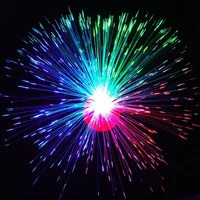 Colored LED Fiber Optic Light Night Lamp Holiday Christmas Wedding Decoration Stars Shine In The Dark Kids Toys Nighting Lamps 2