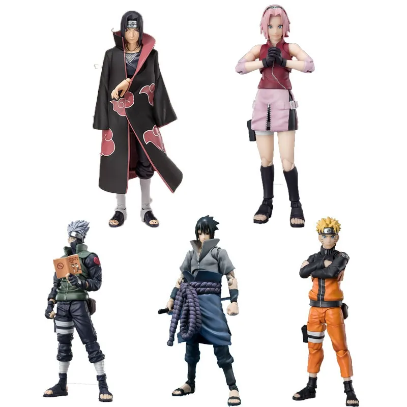 

Игрушки BANDAI Spirit S.H. Фигарис Наруто удзумаки Учиха Саске хатакэ Какаси Харуно Сакура Учиха Итачи
