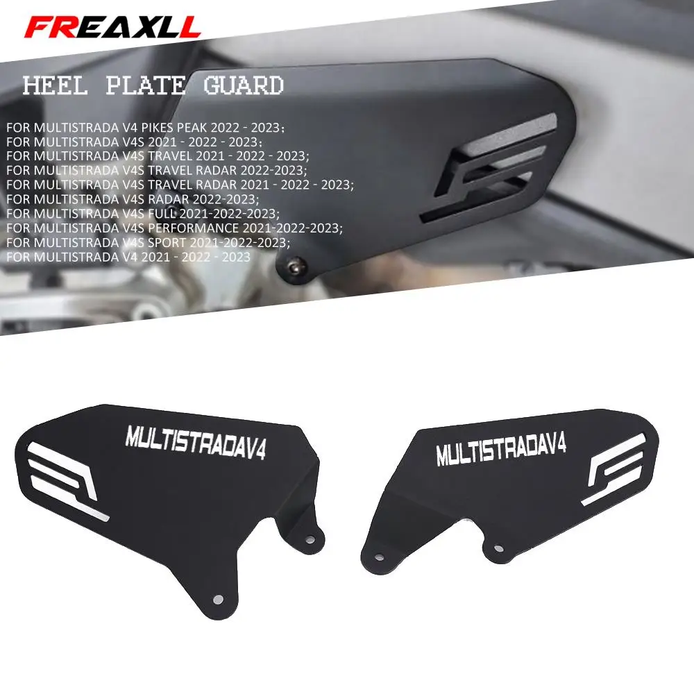

Heel Plate Guard Motorcycle Accessories CNC Aluminum Cover FOR Ducati Multistrada V4 V4S 2021 2022 2023 V4 Pikes Peak V4S TRAVEL