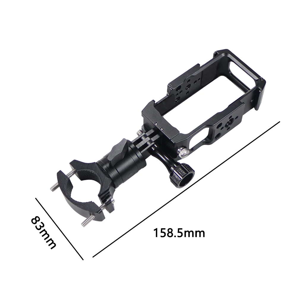 Magnetic Action Camera Cage For Action 2 Dual-screen Full Cage w/ Cold Shoe Mou