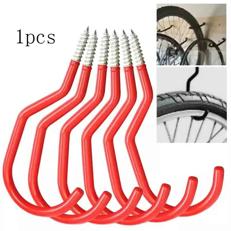 1pcs Bike Hooks Heavy Duty Bicycle Storage Hook Set Screwin Utility