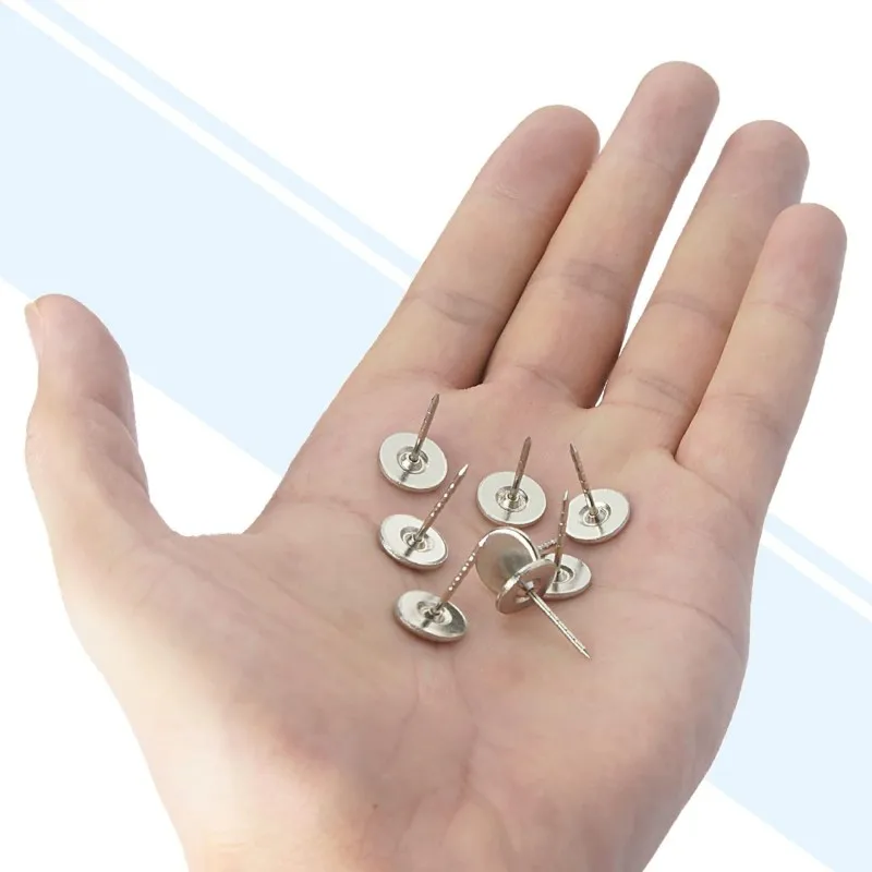 1000개 슈퍼마켓 의류 도난 방지 버클 못 도난 방지 버클 매칭 스틸 못 19MM 마그네틱 버클 도난 방지 못
