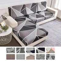 Elastic Sofa Seat Cushion Cover for Living Room Stretch Floral Printed Armchair Couch Cover Corner L-shape Removable Anti-dust 1