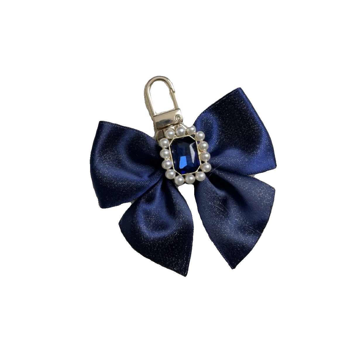 Sweet Cute Beautiful Japanese Women's Luggage Accessories High-End Fashion Elegant Diamond Bow Clasp Package Pendant Decorations