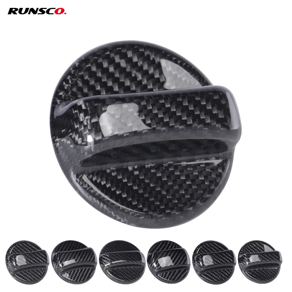 

Real Carbon Fiber Fuel Tank Oil Gas Cap Cover For BMW For Honda For VW Oil Filler Cover
