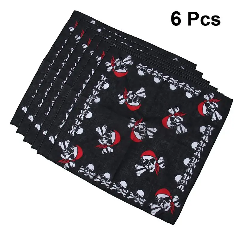 

Pirate Scarf Bandana Head Bandanas Turban Cap Hat Cou Echarpe Handkerchief Headband Halloween Hair Men Magiques Fichu Mouchoir