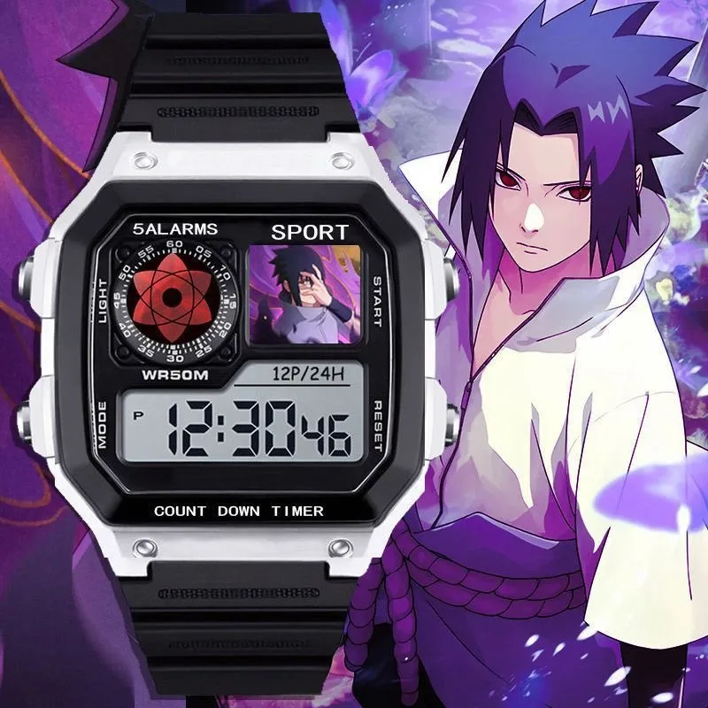 Stylish Naruto-Themed Cartoon Digital Wristwatch - Perfect Gift