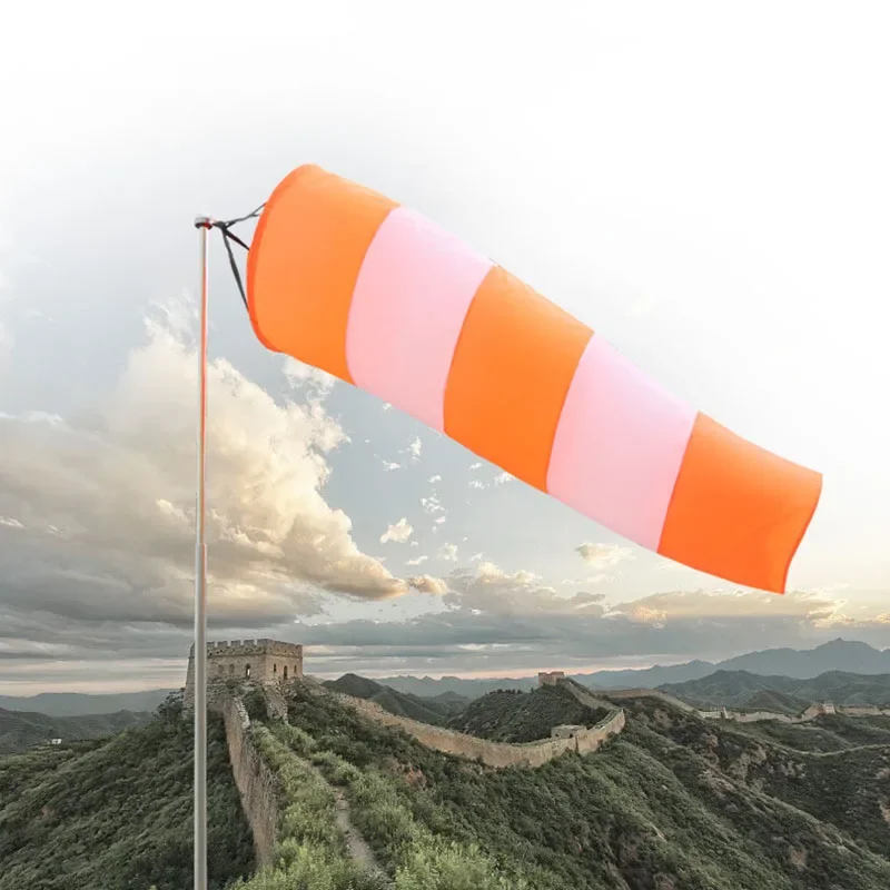 Garden Art Decor Wind Sock Weather Vane Reflective Windsock Outdoor Scratchproof Windproof Fluorescent Reflective Windsock Weathervane Wind Vane 60/80/100CM