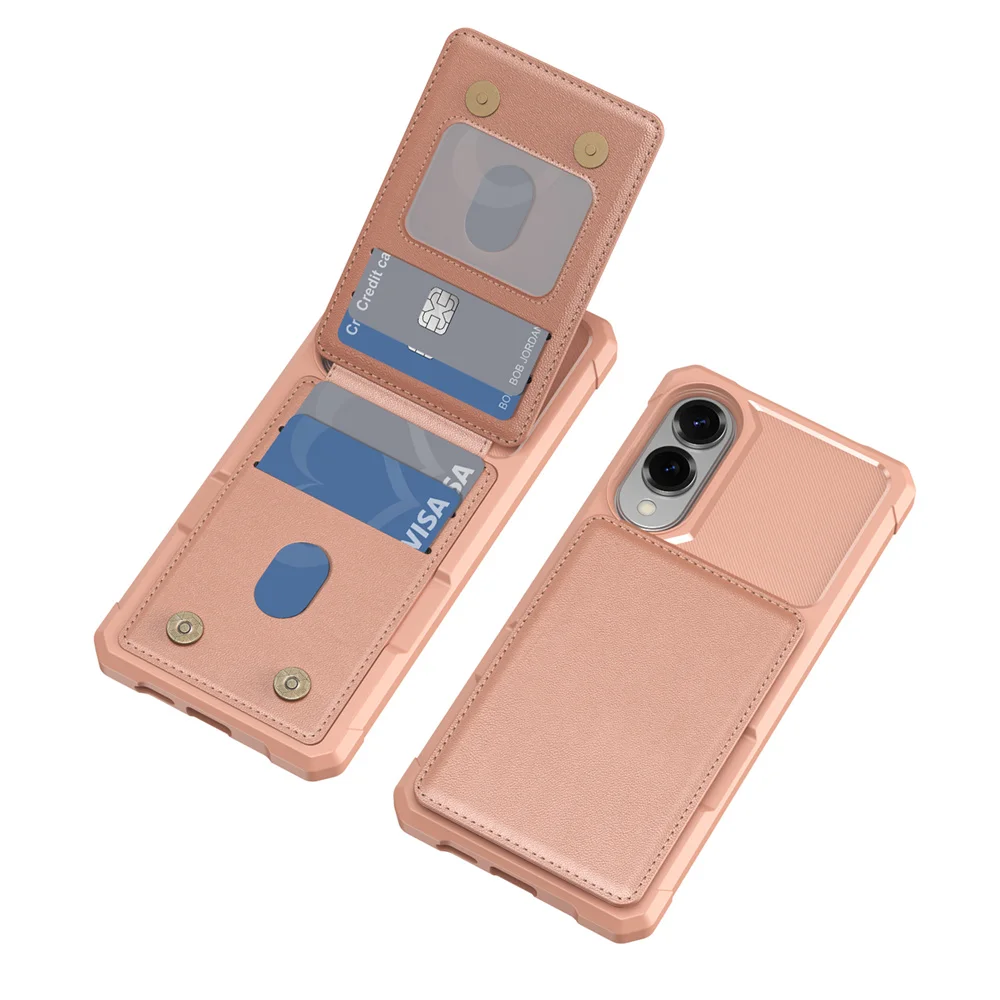 Luxury Wallet Card Holder Phone Case with Slot and Enhanced Protection