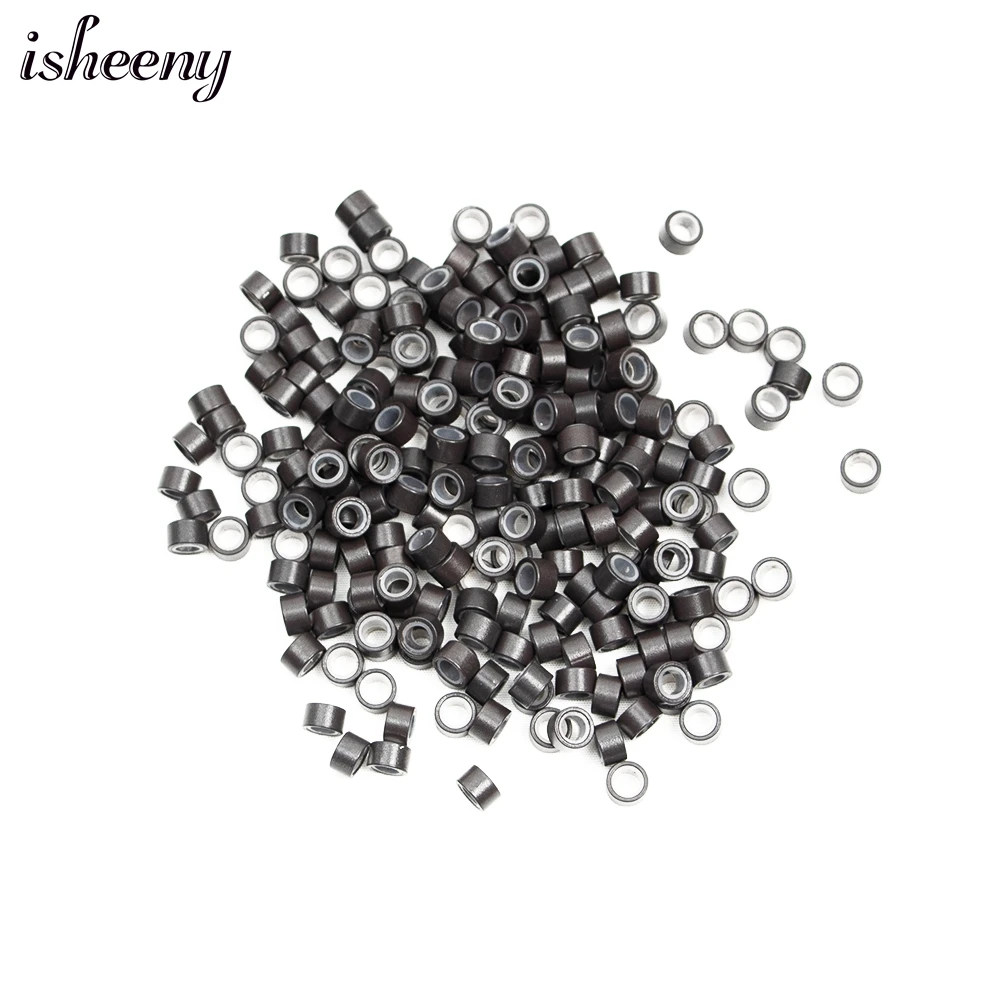 실리콘 마이크로 링 스틱용 마이크로 비즈, I 팁 인모 씨실, 살롱 전문 헤어 연장 도구, 50x30x30, 250 개