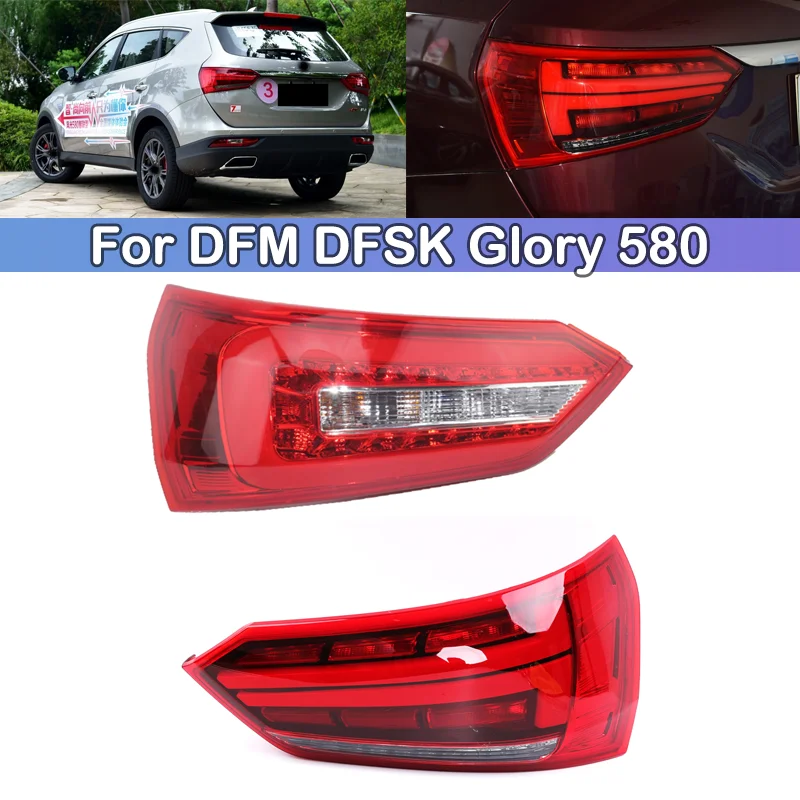 

DCGO LED For DFM DFSK Glory 580 Taillight Brake Light Rear bumper Taillights taillamps tail light