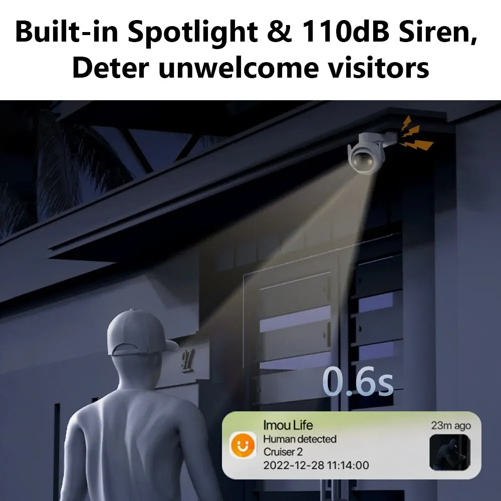 IMOU  ߿  ī޶, AI Ʈ , ΰ  , IP66 ߰ ð,  ȭ, 2 3MPWi-Fi