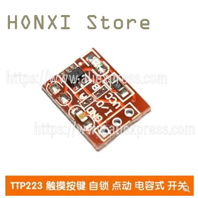 

5PCS TTP223 touch-key module self-locking inching capacitive switch single road reconstruction